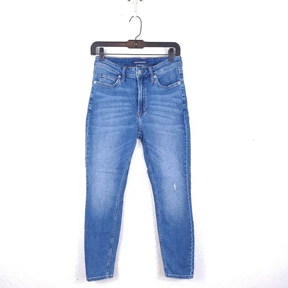 CALVIN KLEIN JEANS High-Rise Skinny Ankle Jeans - Picture 2 of 12